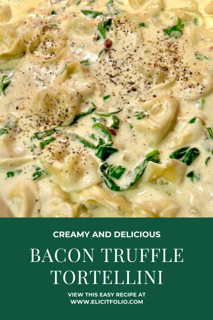 recipe truffle bacon tortellini