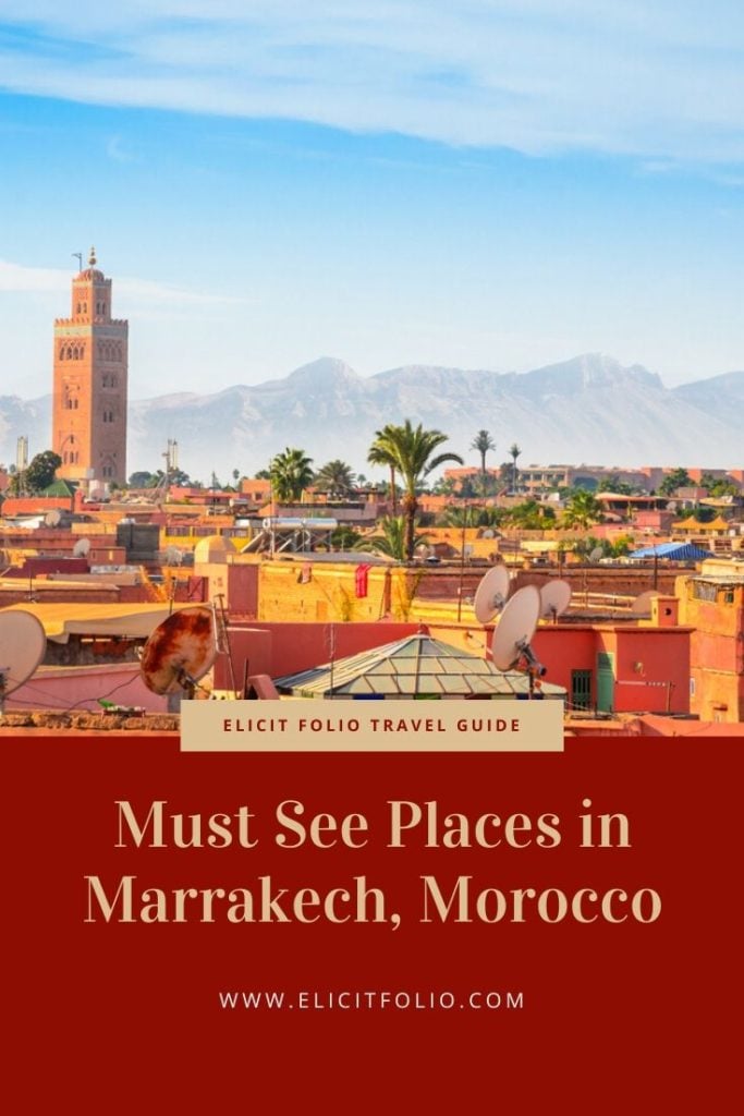 ELICIT FOLIO TRAVEL GUIDE marrakech morocco