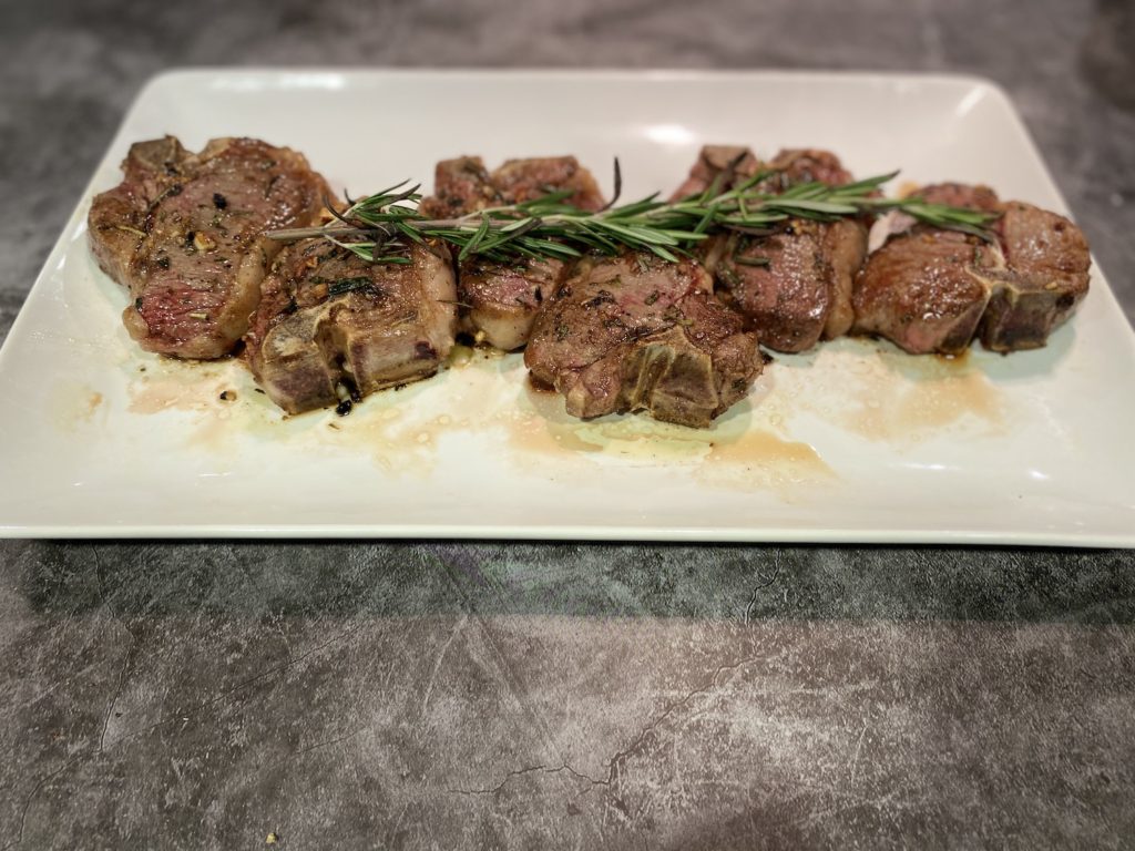 rosemary garlic lamb chop loin recipe