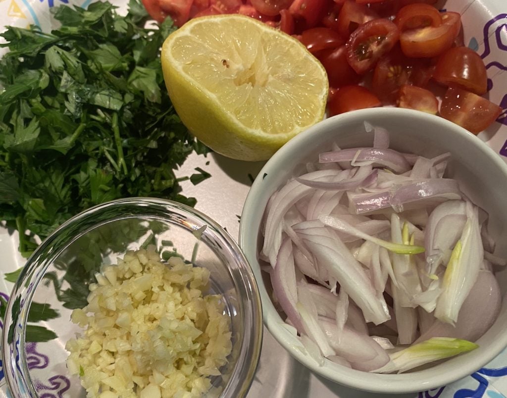Shrimp Scampi Ingredients
