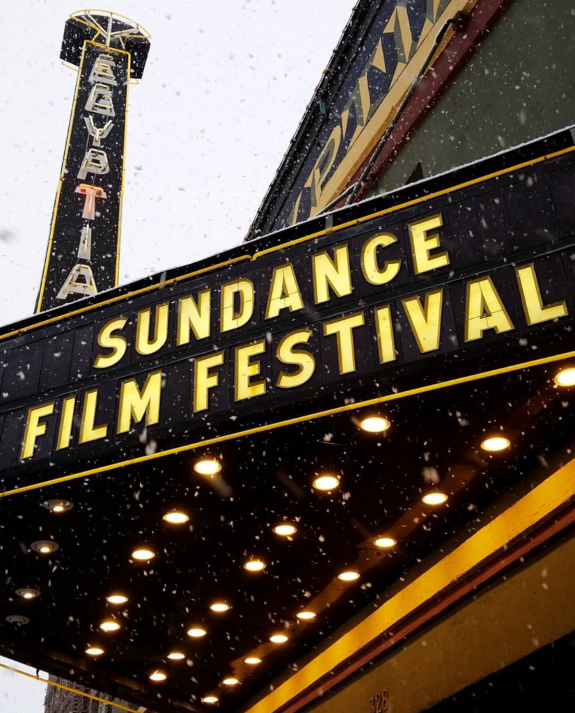 Photo of the sundance film festival theater outside in salt lake city utah