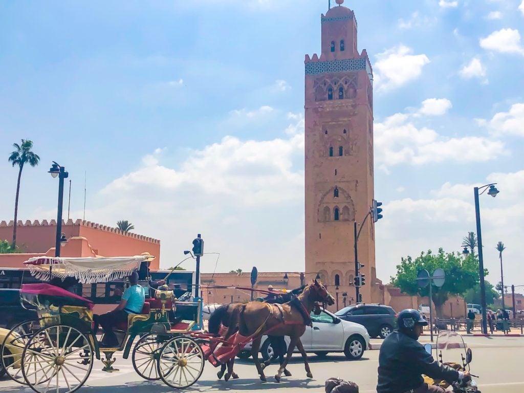 mosque marrakech medina