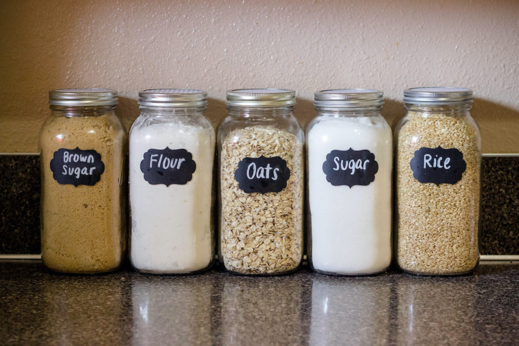 flour sugar oats