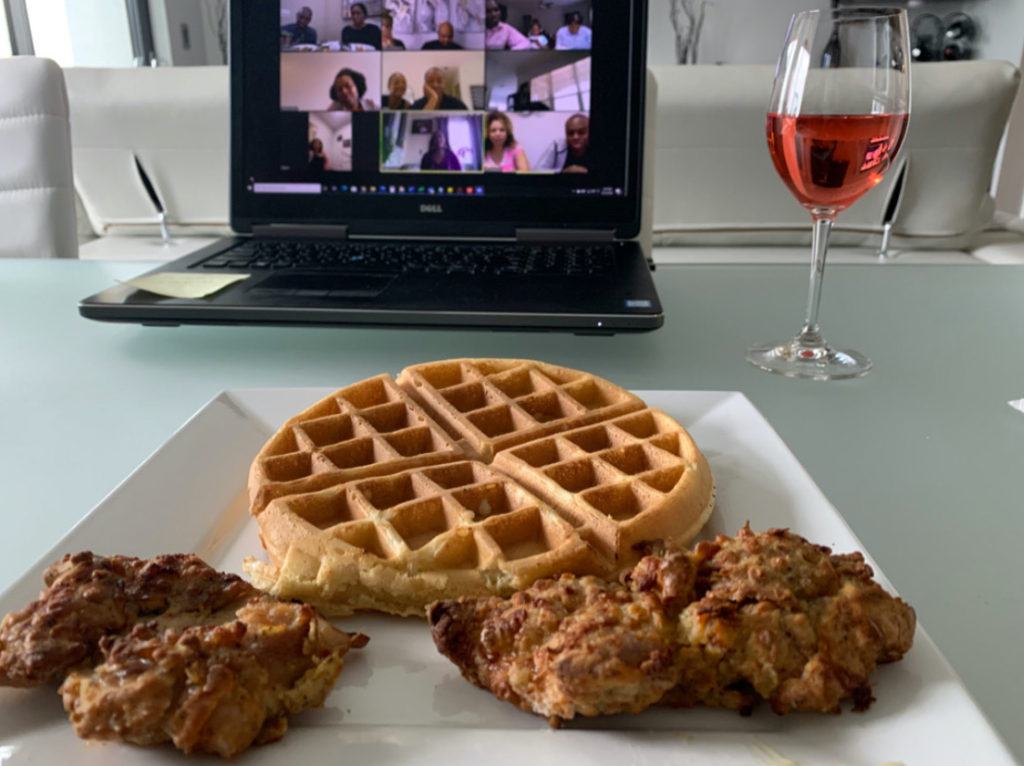 brunch girls night virtual idea