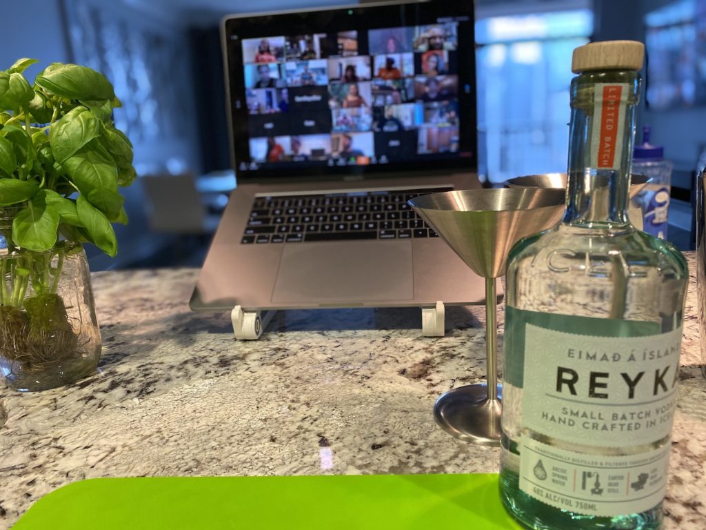cocktail class virtual girls night in idea