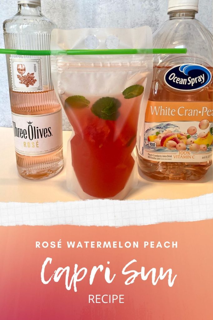 Watermelon Peach Rose Adult Capri Sun Cocktail Recipe Elicit Folio