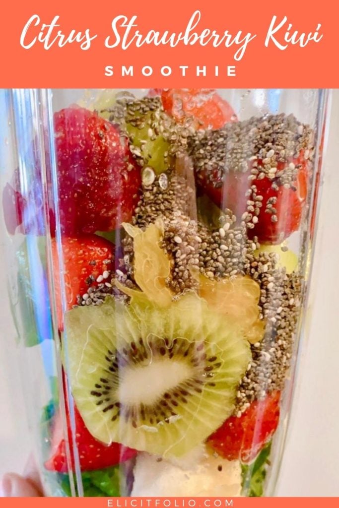 citrus strawberry kiwi smoothie