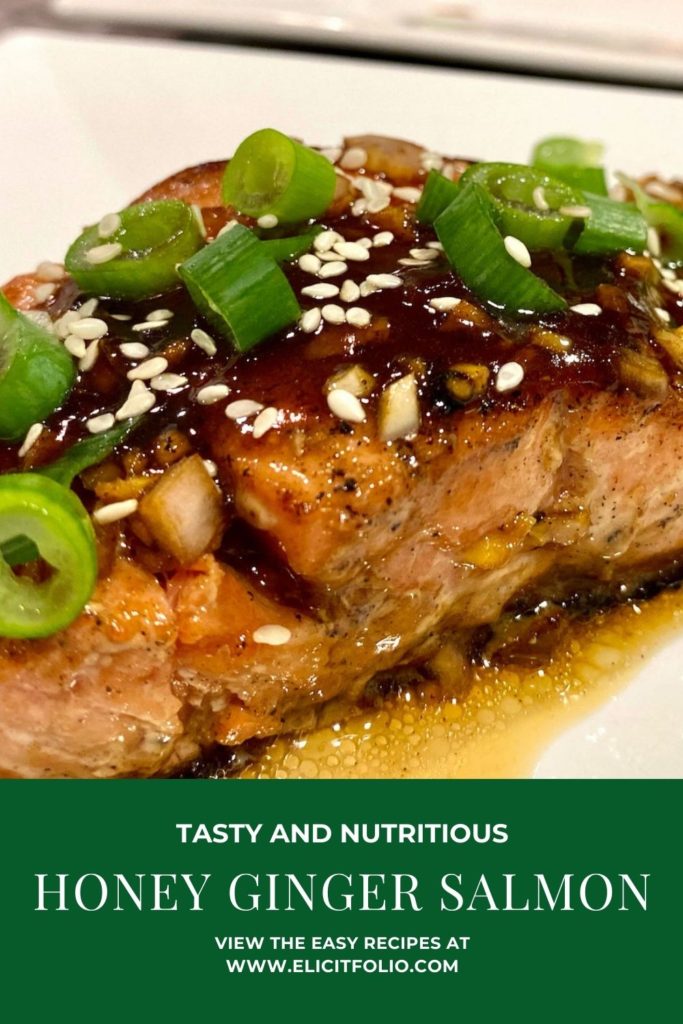 Pan Seared Honey Ginger Salmon Recipe Elicit Folio