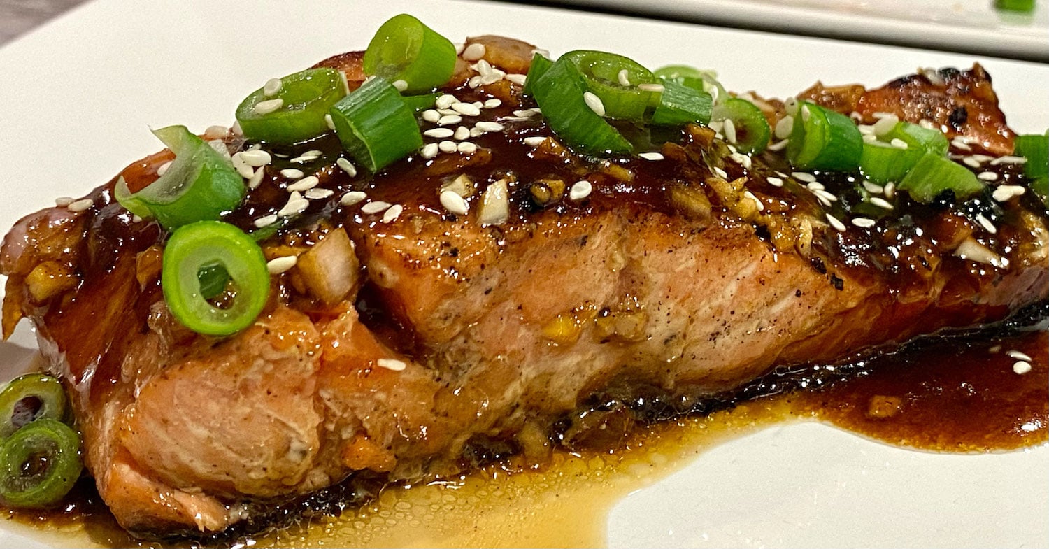 Pan Seared Honey Ginger Salmon Recipe Elicit Folio