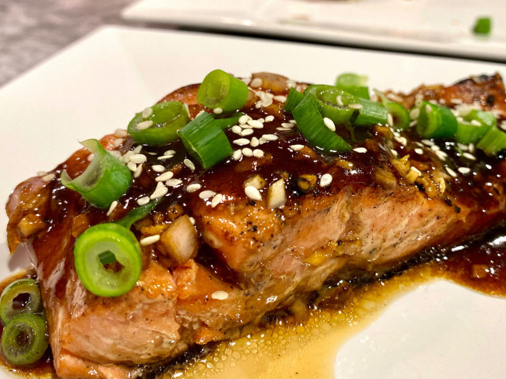 Pan Seared Honey Ginger Salmon Recipe Elicit Folio