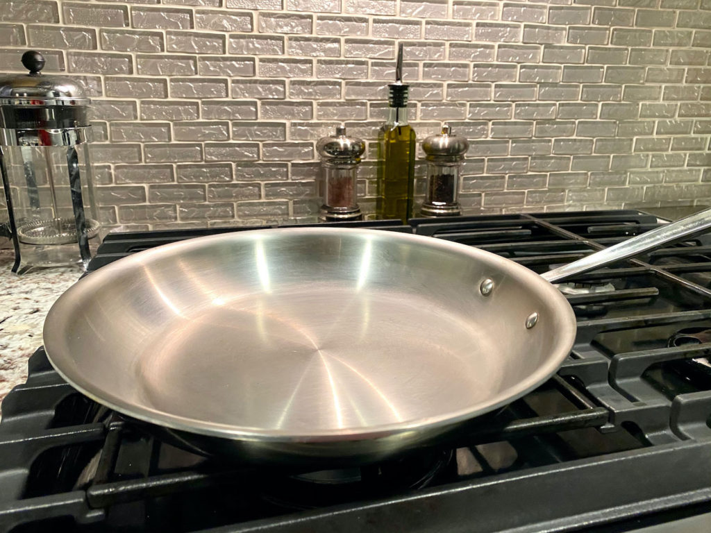 all clad 12 inch stainless steel pan elicit folio