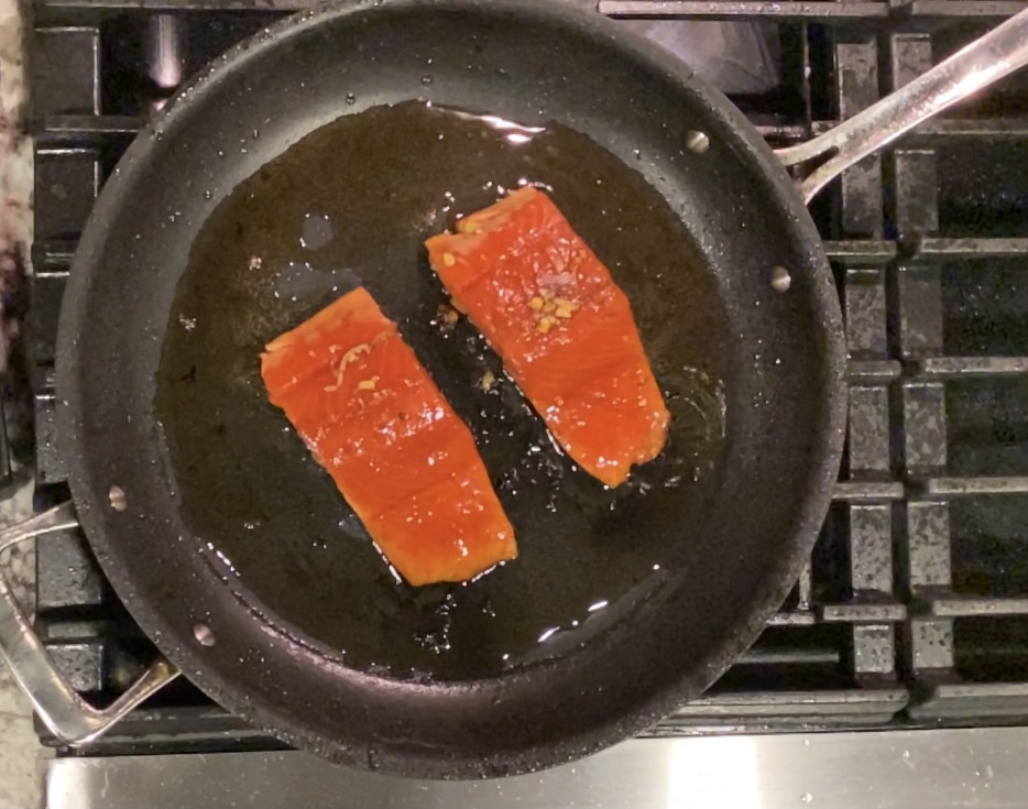 Pan Seared Honey Ginger Salmon Recipe Elicit Folio