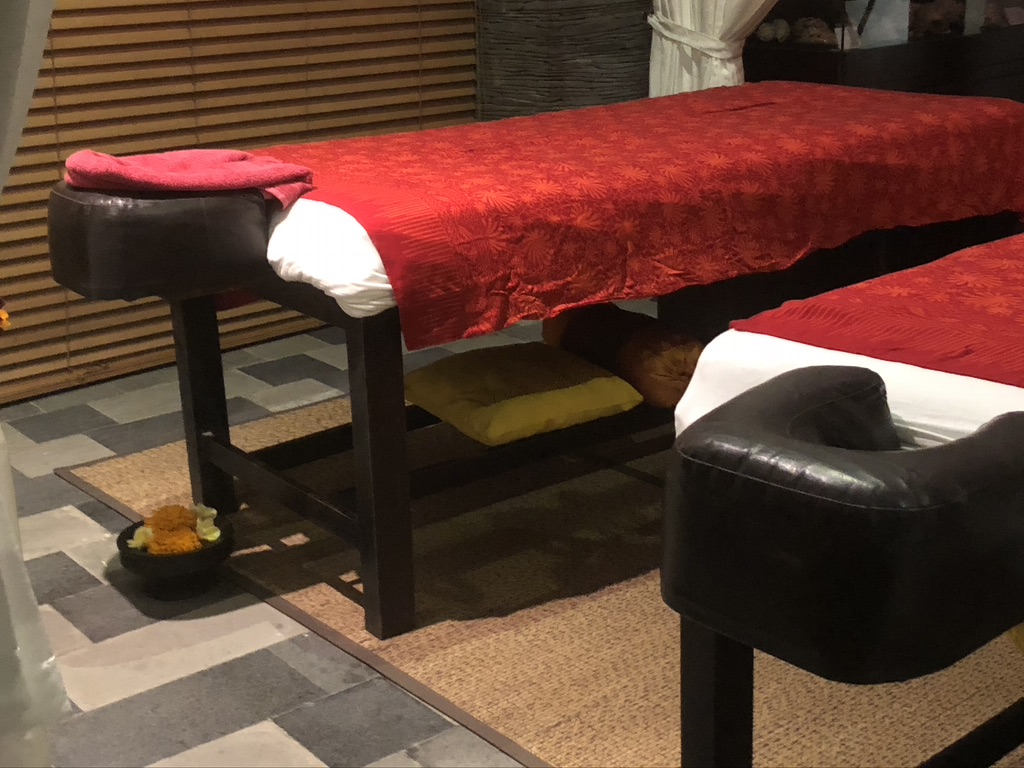 photo of massage chairs at the Manipura estate in Ubud Bali