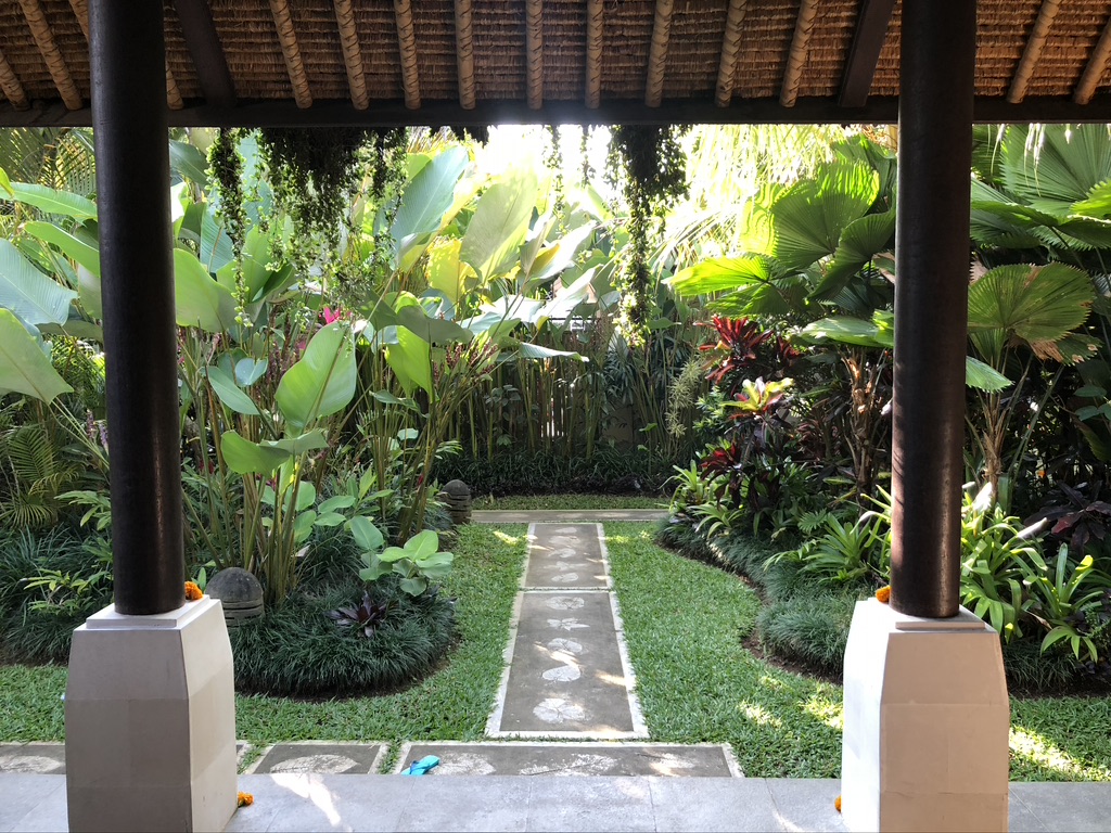 front door pov at Manipura Estate in Ubud Bali