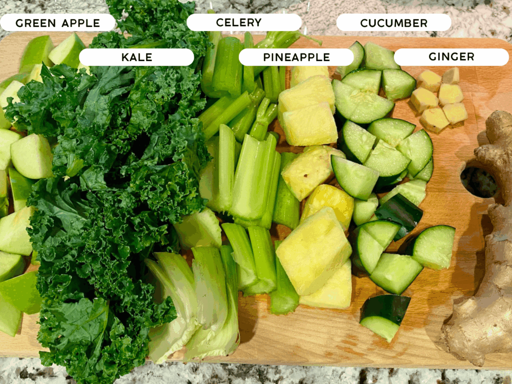 Photo of pineapple ginger juice juice ingredients