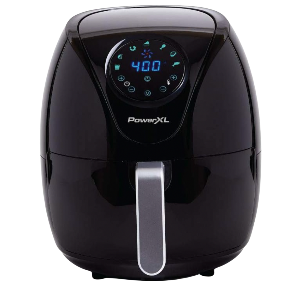 A photo of the black PowerXL Air Fryer from amazon