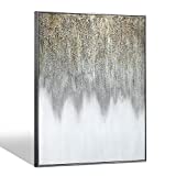 Photo of gray and gold framed art
