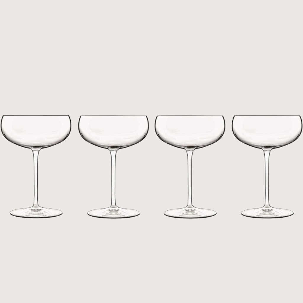 Photo of 4 coup glasses