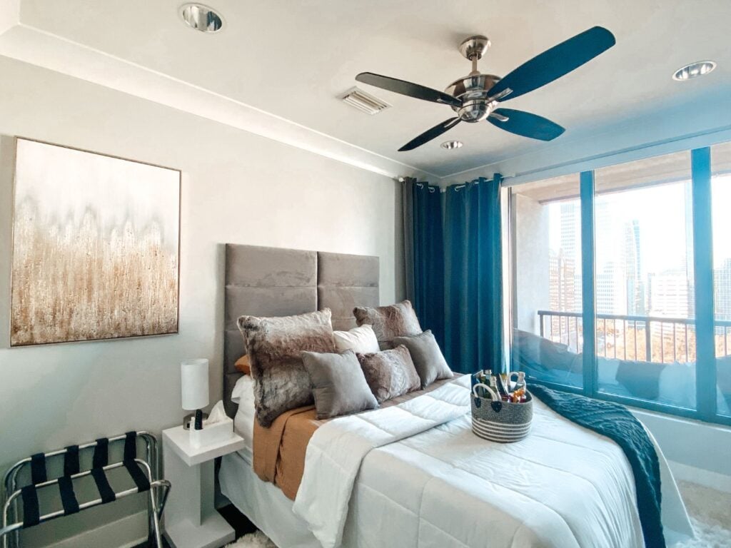 Photo of guest bed