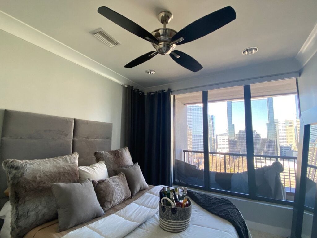 Photo of ceiling fan for guest bedroom