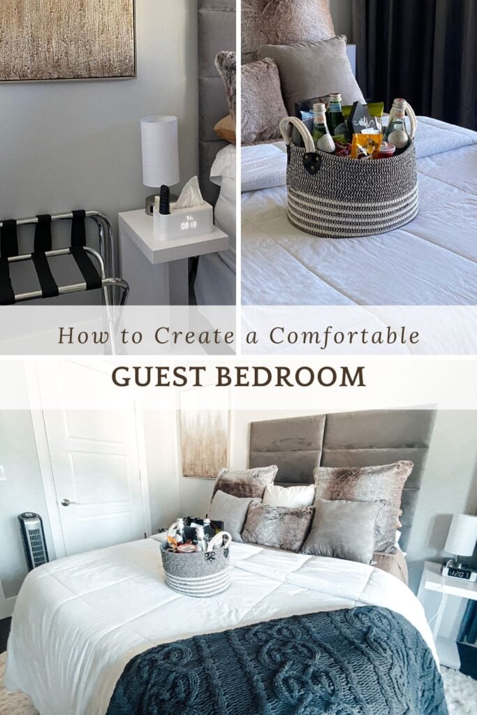Guest bedroom Pin for Pinterest