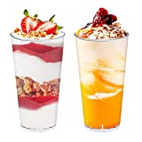 50 x 3 oz Mini Plastic Dessert Cups