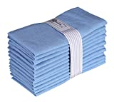 12-Pack 100% Cotton Dinner Napkins 18 by 18-Inch