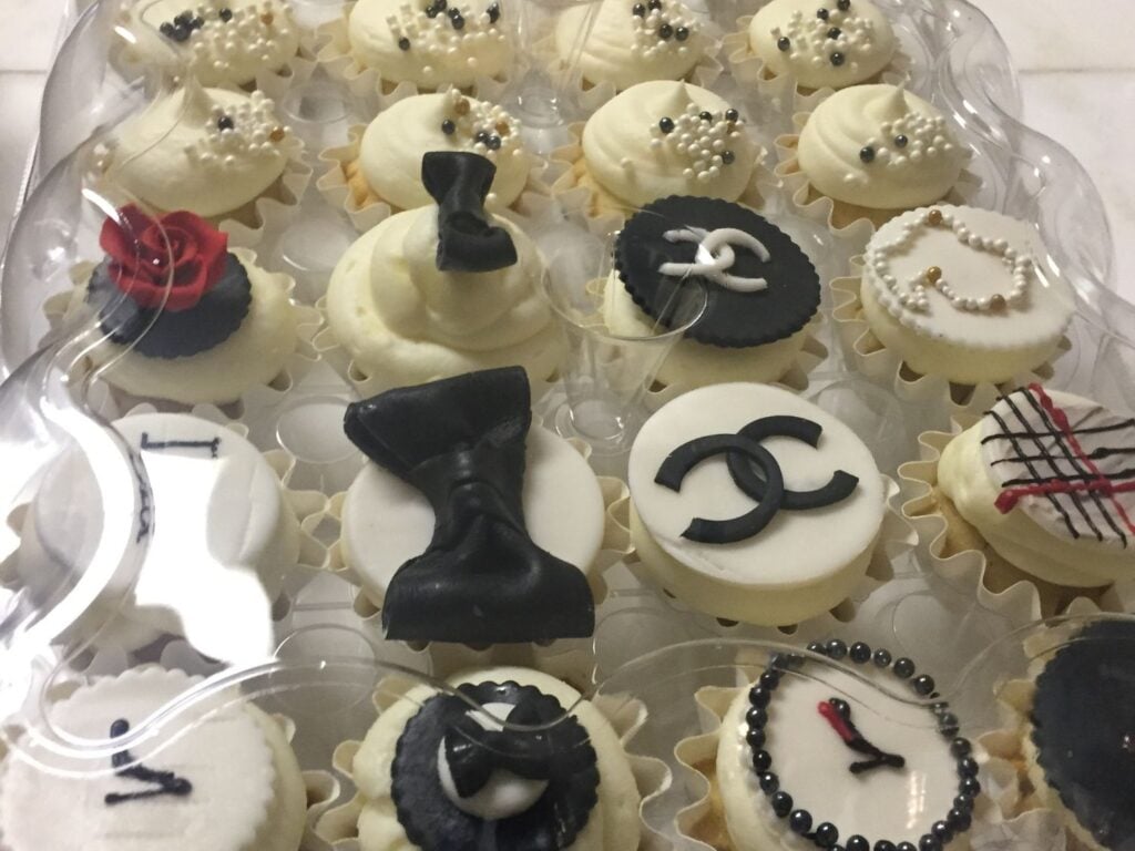 Photo of designer cupcakes