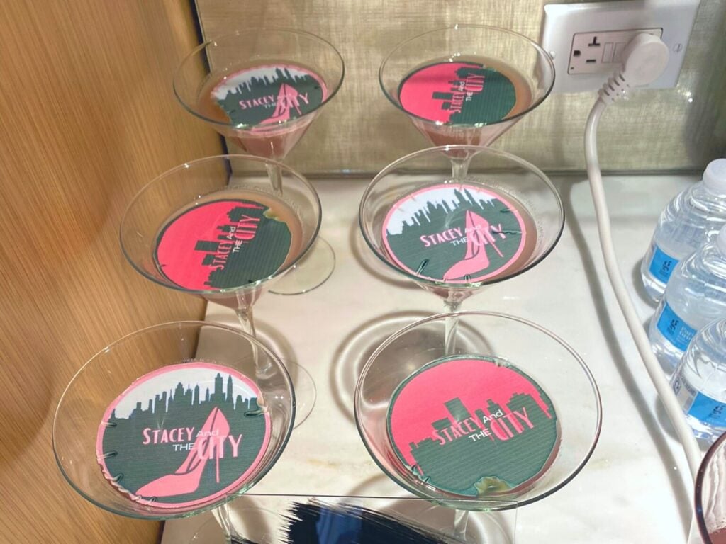 Martini drink toppers