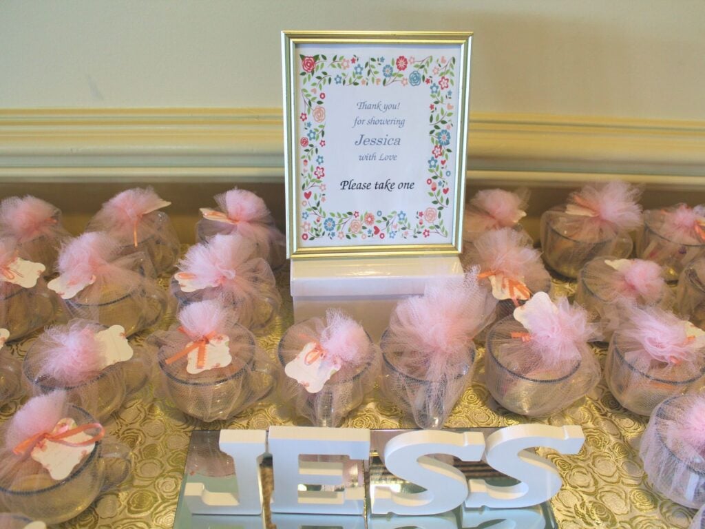 Tea cup party favors