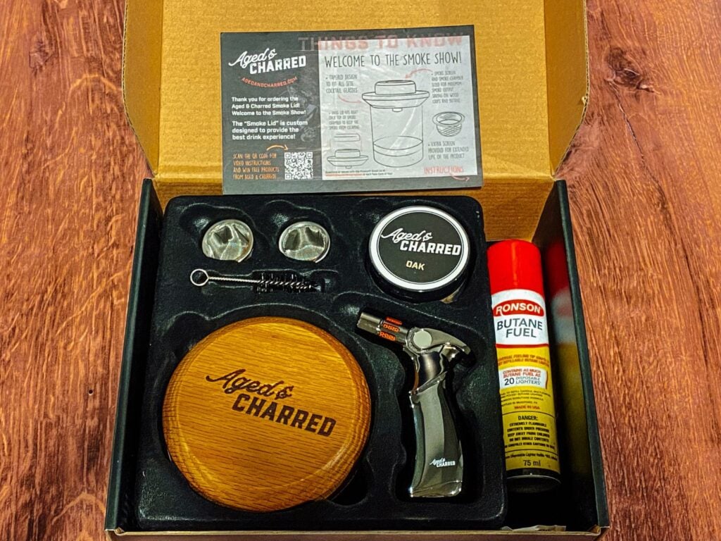 Aged & Charred Cocktail Smoker Kit Photo by Elicit Folio