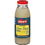 Snow's All Natural Clam Juice, 8 Fluid oz Bottle