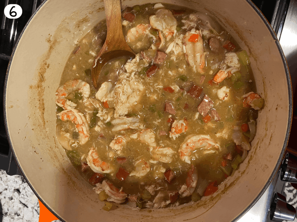 photo of rich seafood stew