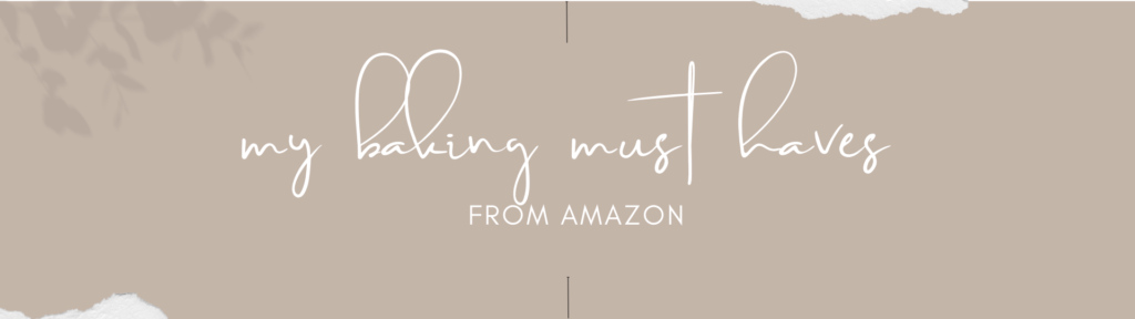 baking must haves from Amazon by Elicit folio