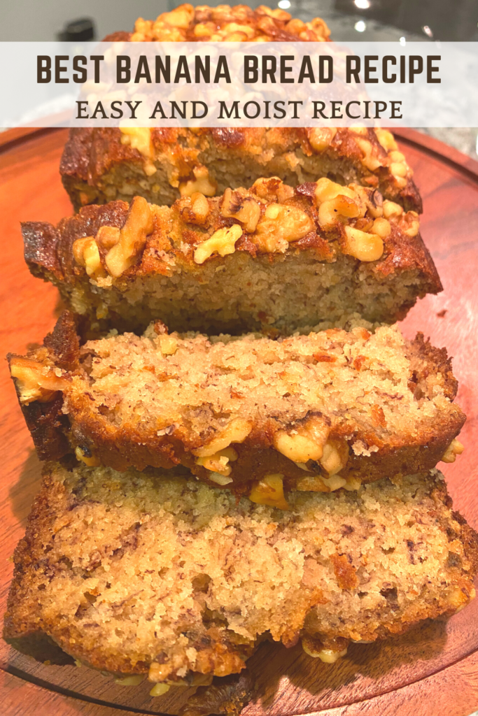 pinterest pin banana bread recipe