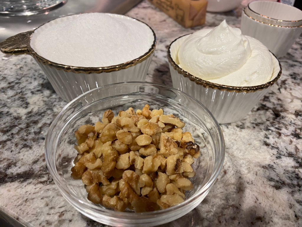 photo of ingredients for banana bread