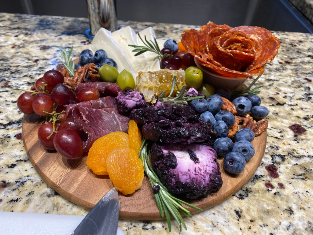 photo of a charcuterie board