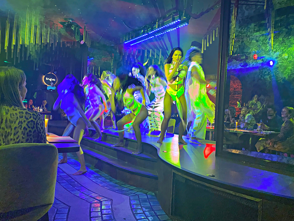 photo of dancers in inca show london