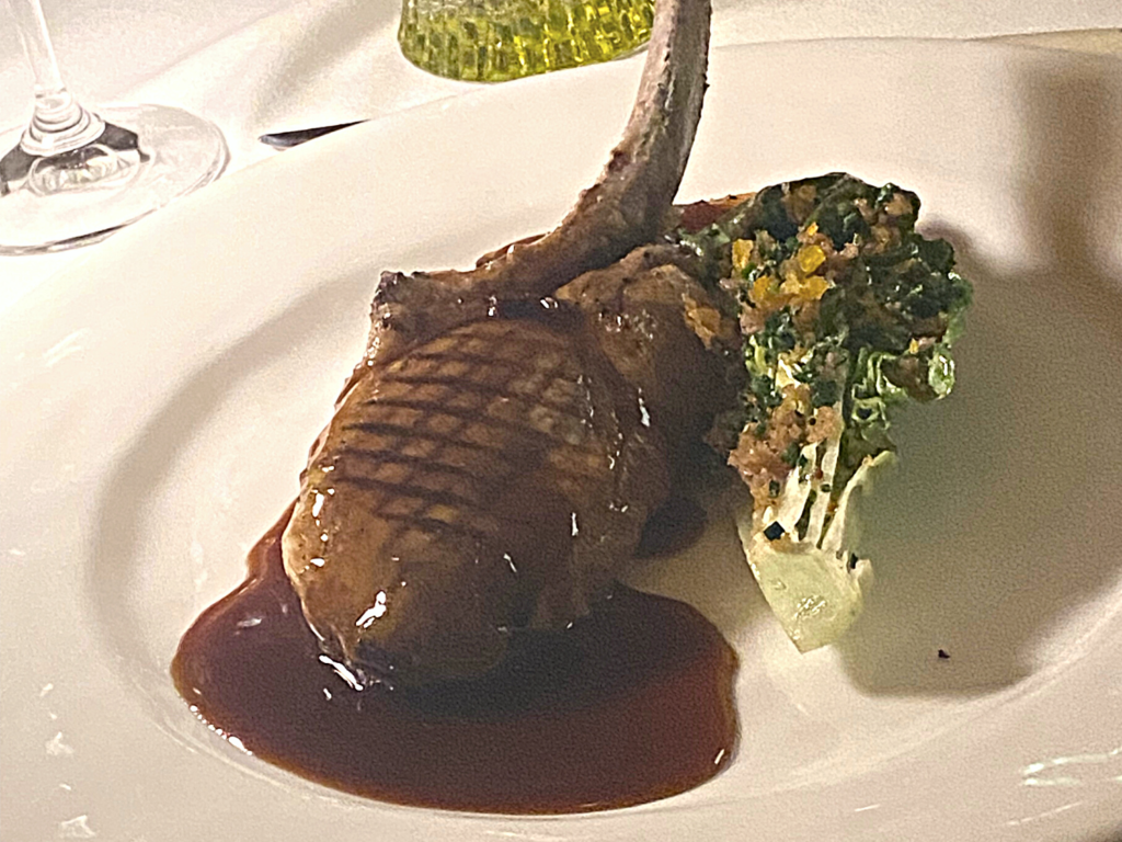 photo of pork chop at sketch london