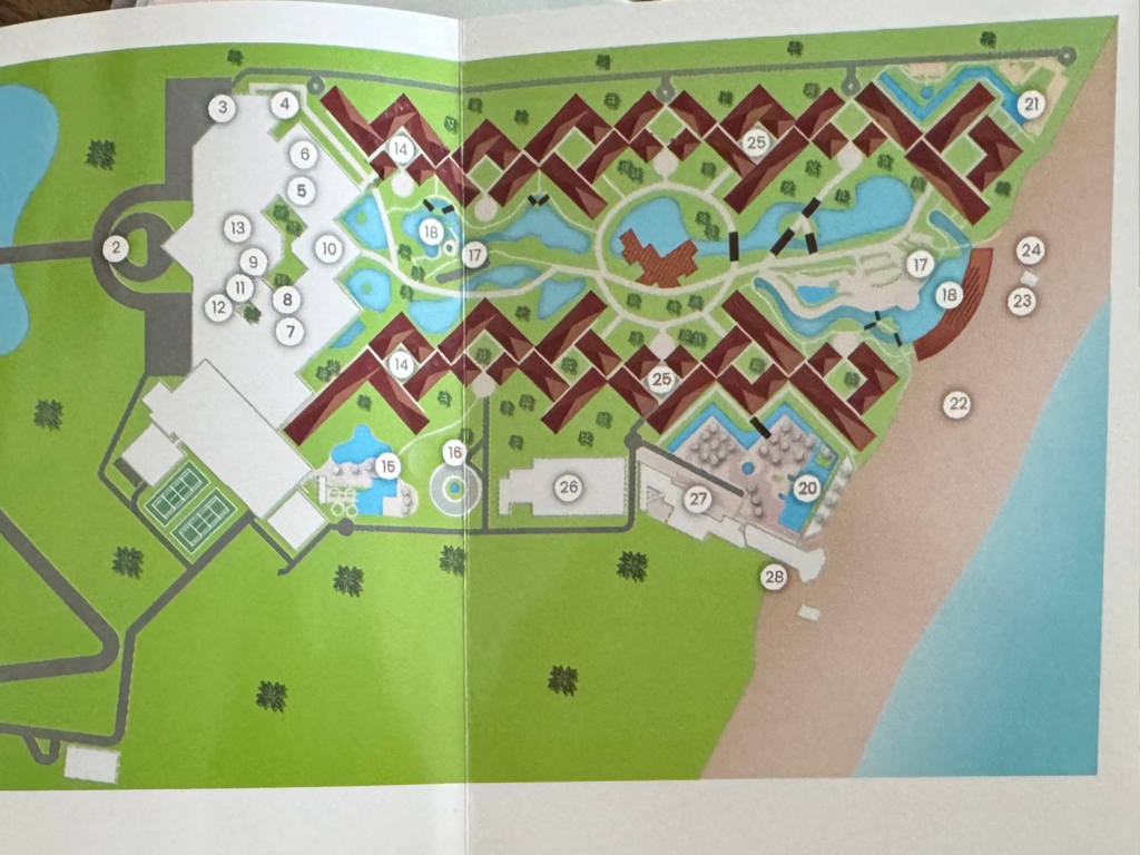 photo of property map at dreams flora punta cana