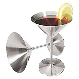 Stainless Steel Martini Glasses