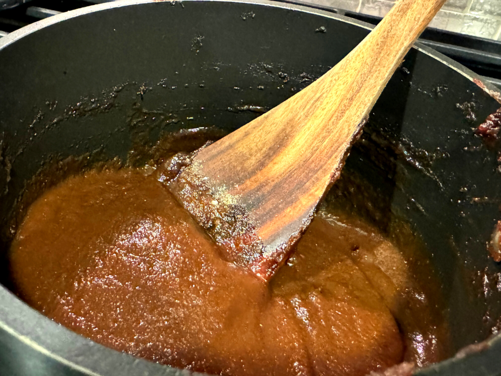 Photo of apple butter bbq sauce