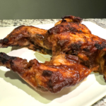 Photo of cooked apple butter chicken