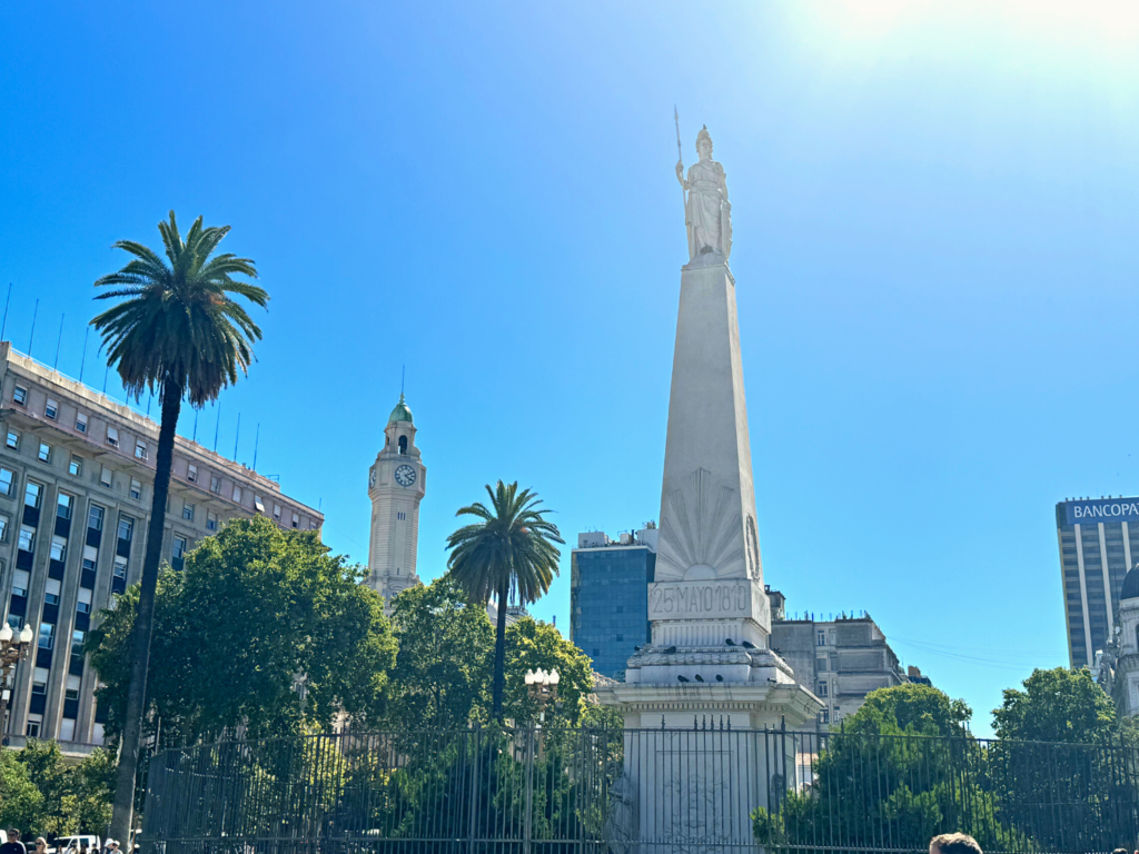 May Pyramid in Buenos Aires Argentina