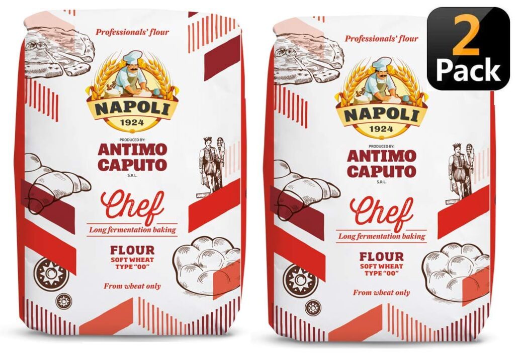 photo of two bags of double zero flour