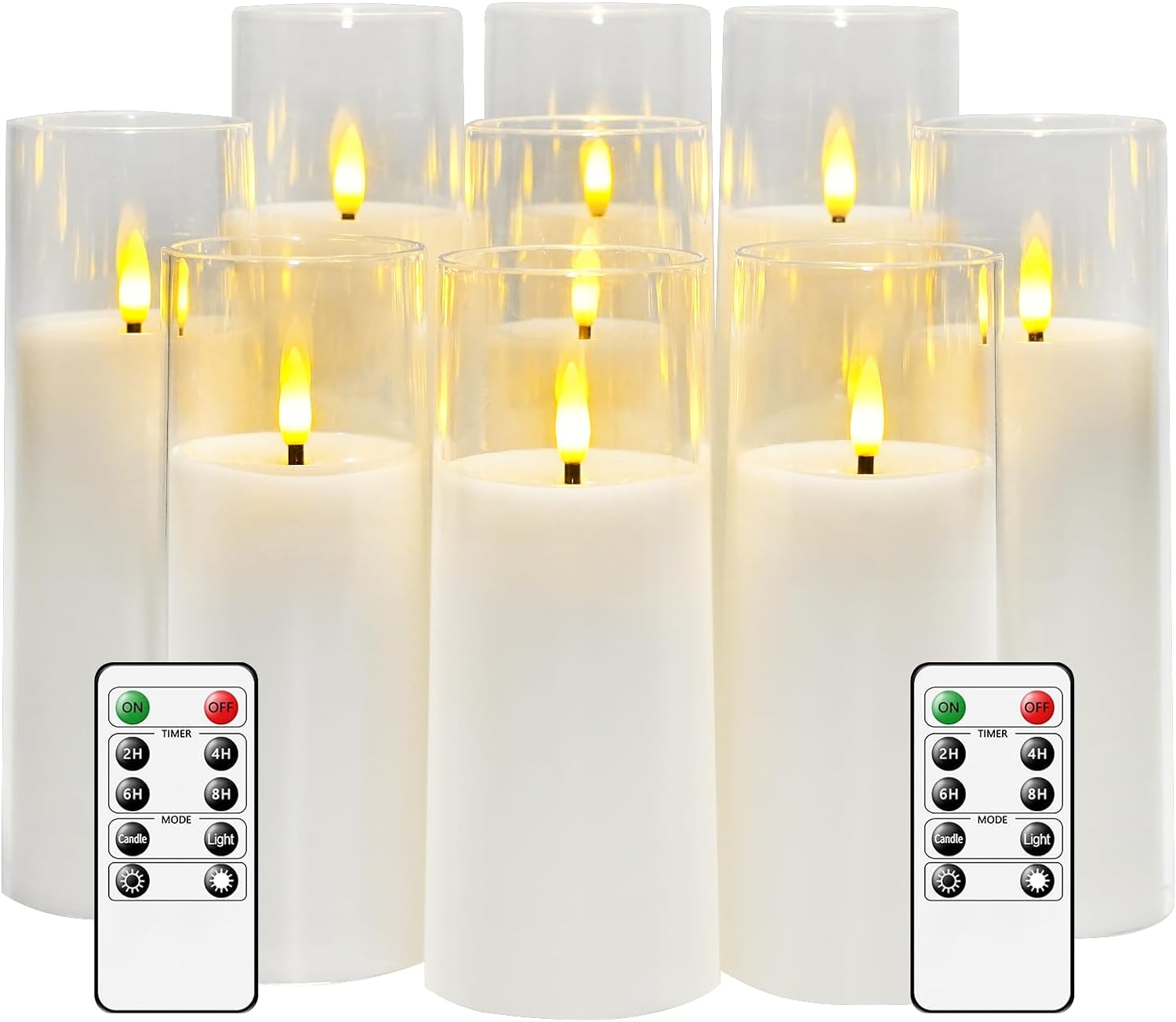 photo of faux battery operated candles