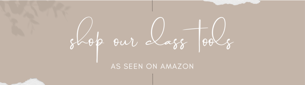 shop tools from our class on Amazon