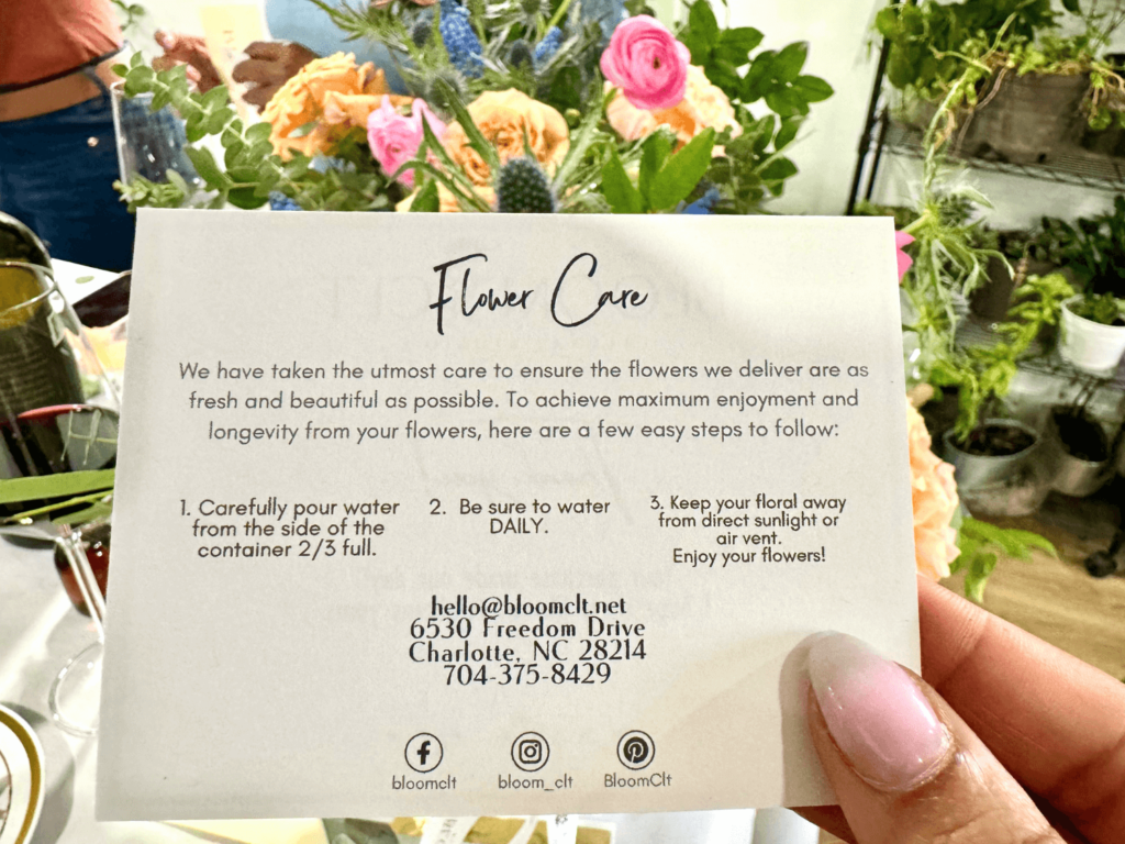 Flower care tips for girls day