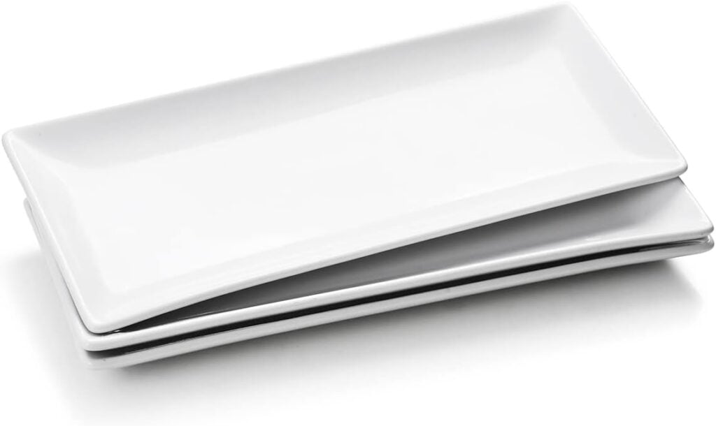white serving tray used for girls day