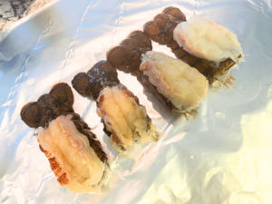 photo of butterfly lobster tails